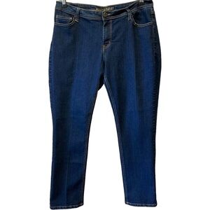 ASHLEY STEWART STRETCH JEANS EXCELLENT CONDITION SIZE 14 P